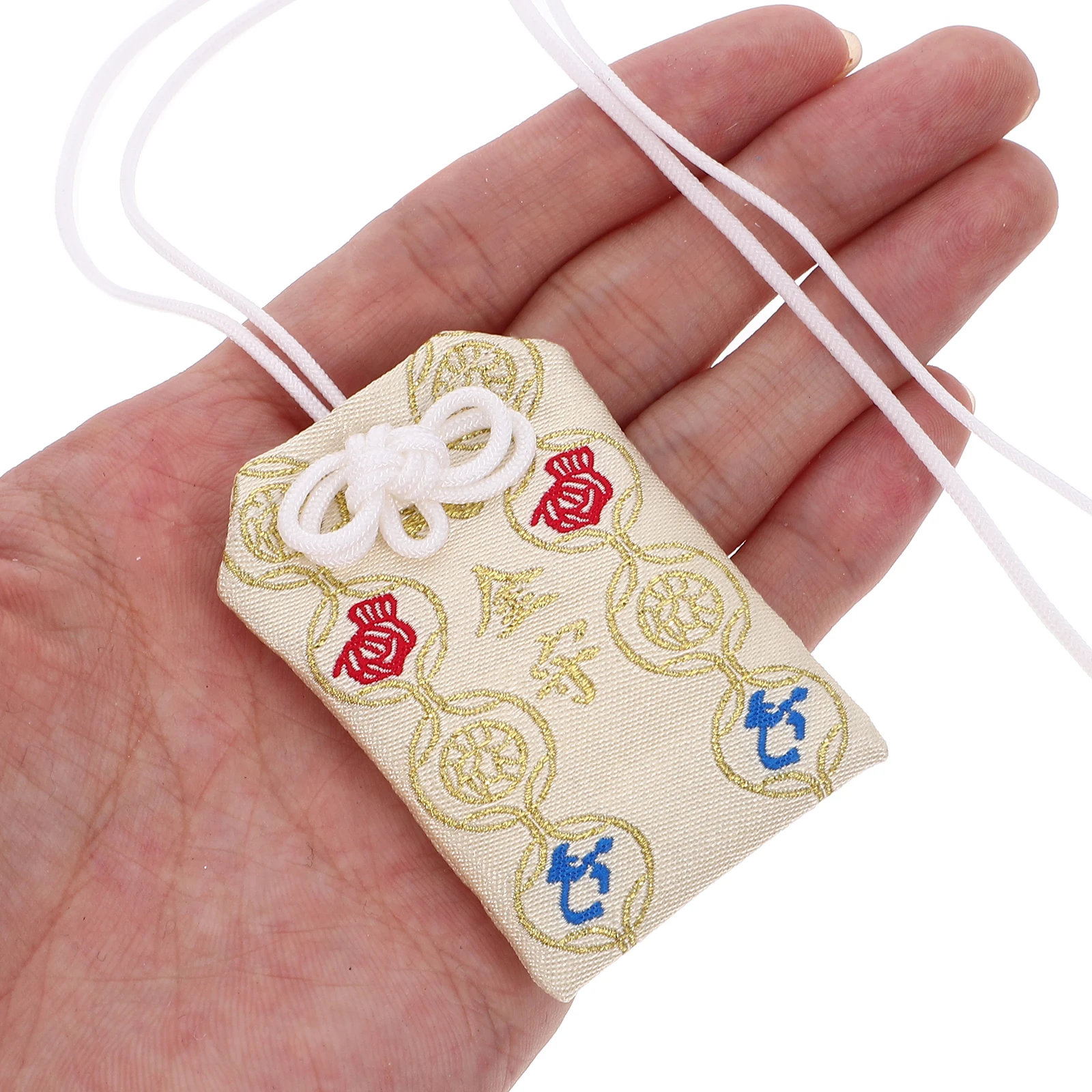 

1PCS Japanese Omamori Charm Golden Lucky Sachet Amulet Wealth Fortune Health Protection Car Home Office Bag Pendant