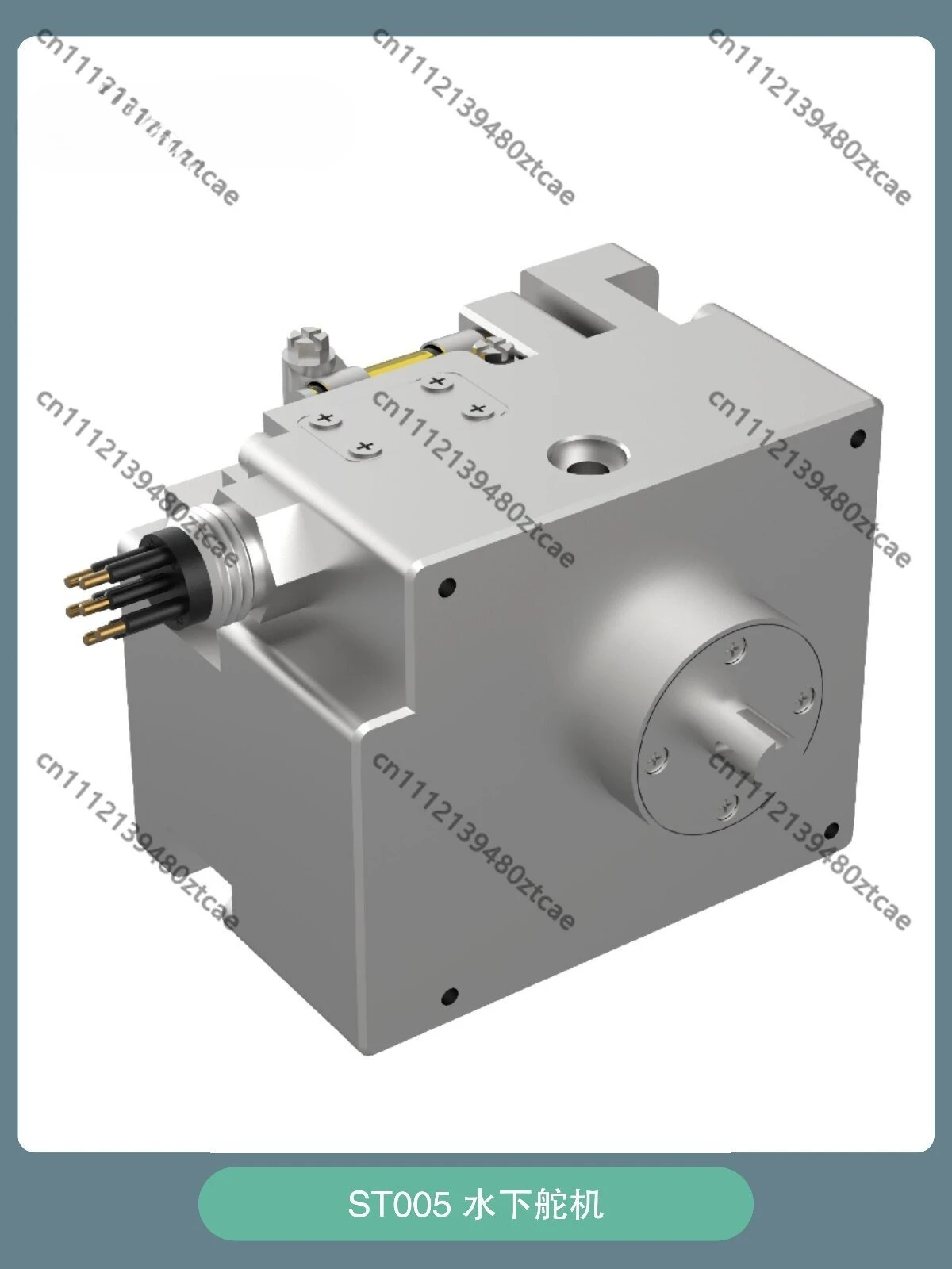 ST005 Custom Mini Underwater Servo Ducted Thruster Lightweight Small Underwater Propulsion Motor For Teaching ROV