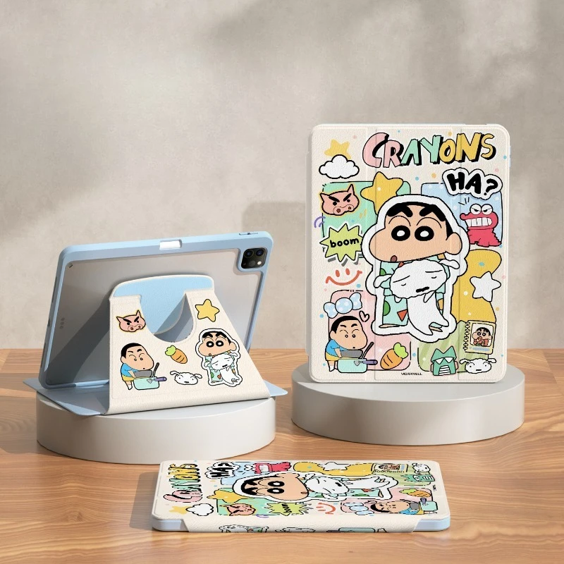 

Crayon Shin-chan For iPad Case Ipad 8 9 10 10.2in A16 11in Tablet Cover Air 4 5 10.9in M2 M3 Pro 4 5 6 12.9in M4 Protective case