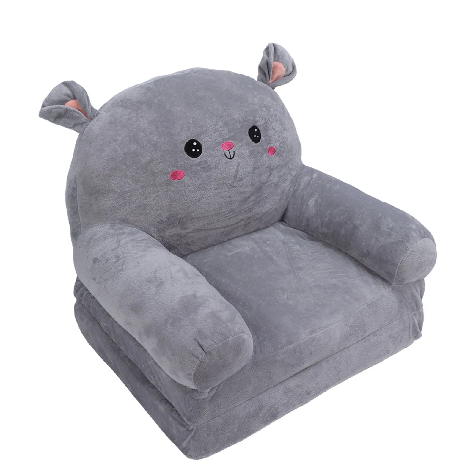 Cartoon Children'S Sofa Foldable Sponge Ventilate Cartoon Children Flip Open Sofa Converted Into Seat Or Bed For Children'S Room