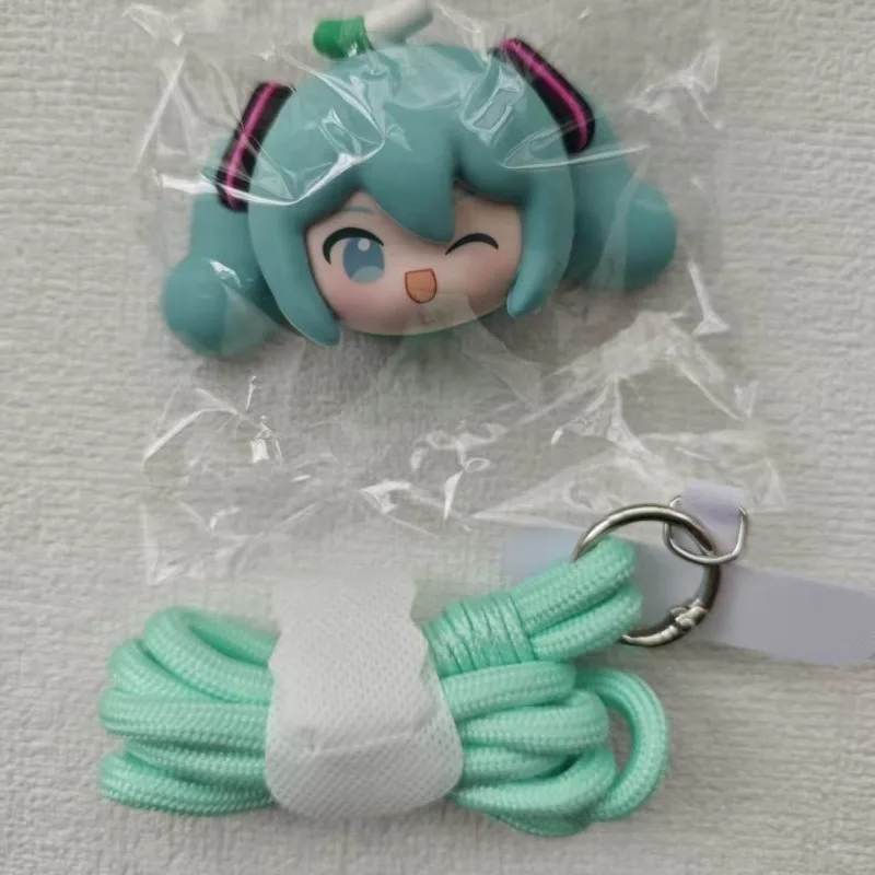 New Kawaii Anime Hatsune Miku Lanyard Colorful Future Stage Cartoon Cute Neck Strap For Phone ID Badge Keychain Gift Wholesale