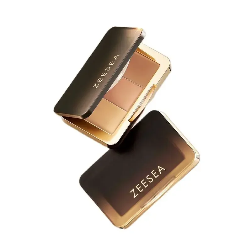 ZEESEA Tri-Color Concealer Palette Face Foundation Makeup Base Facial Cream Bronze To Cover Spots Acne Marks On The Face