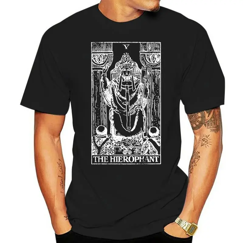 The Hierophant Tarot Card T-Shirt (Vintage Design)