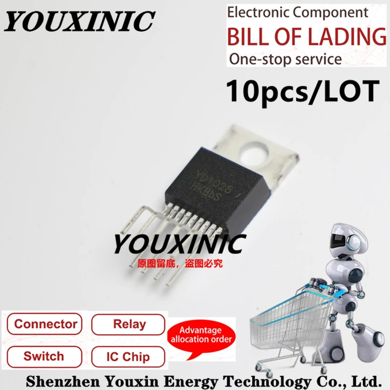 YOUXINIC 2021+  100% new original YD1028 TO 220-9  Two Channel Audio Power Amplifier IC Chip