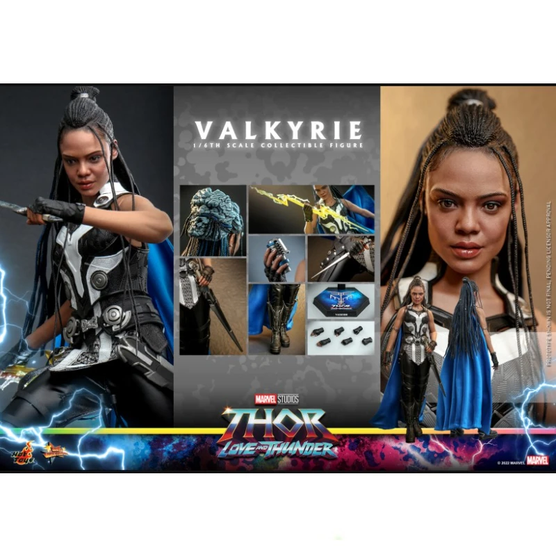 

In Stock HotToys MMS673 Thor 4 Love and Thunder Valkyrie 1/6 Soldier Animation Action Figure Toy Gift Model Collection Hobby