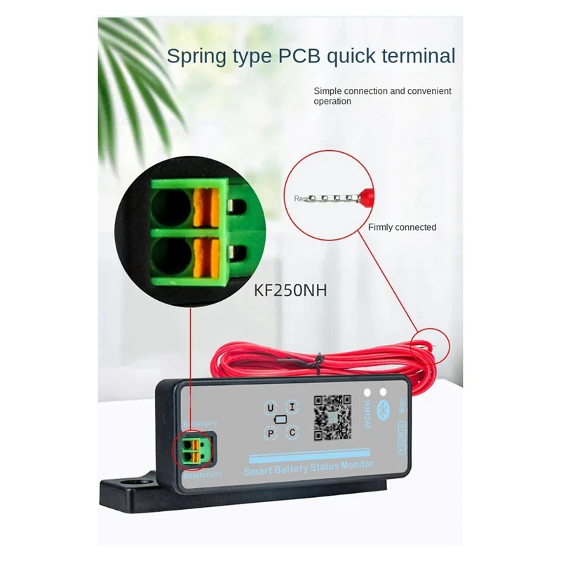 KL500A Coulomb Meter 120V150A Battery Monitor Voltage Current Capacity Power Coulomb Counter Meter Bluetooth APP Version