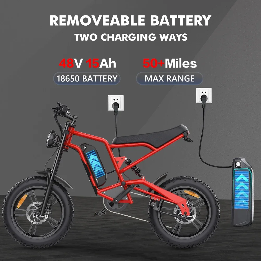 EU US UK warehouse Drop shipping Hot Sale Hidoes B6 Electric Bike Electric Mountain Bicycle 48v 1200w E Bike