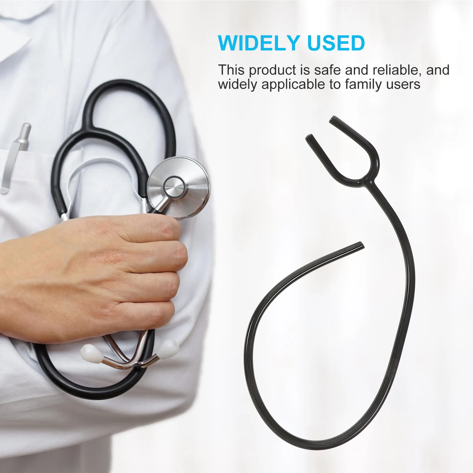 

3Pcs Stethoscope Hose Y-Shaped Tube Universal Extension Replacement Hose for Clinic Hospital Use Stethoscope Accessory