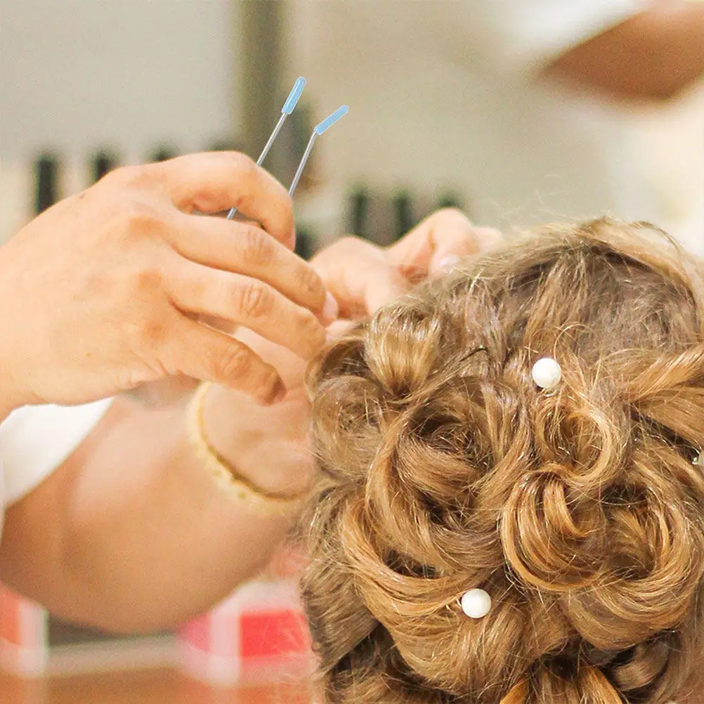 

8Pcs Hair Roller Clips Hot Roller Securing Pins Stainless Steel Replacement Clips for Curlers Strong Secure Hold Curling Styling