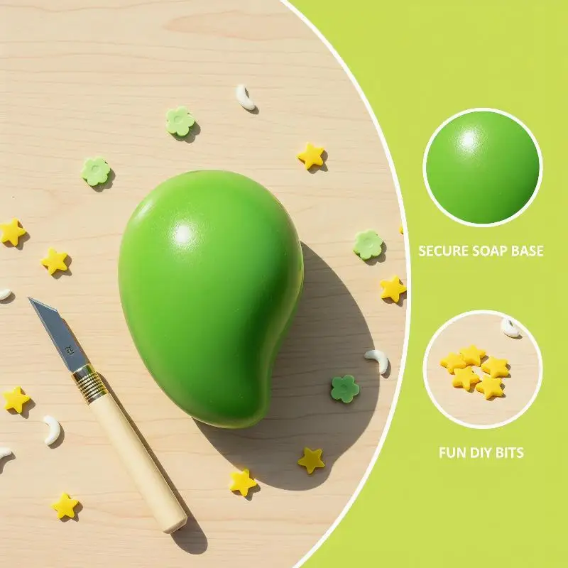Handmade Color Changing Mango Stress Ball Crispy Squeeze Fidget Toy ASMR Sensory  Ball Stress Relief Toy For Kids Adults