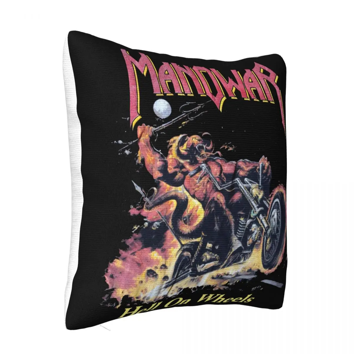 Manowar Hell On Wheels 1997 Power Metal Rock Black T Usa Size Sxxl Hip Hop Sale Pillow Case