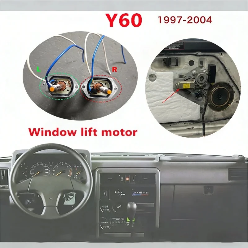 Motor Elevador de Ventana Lateral Derecho para Nissan Patrol Y60, Motor de Ventana Patrol GQ, Nuevo Accesorio 8273106J05