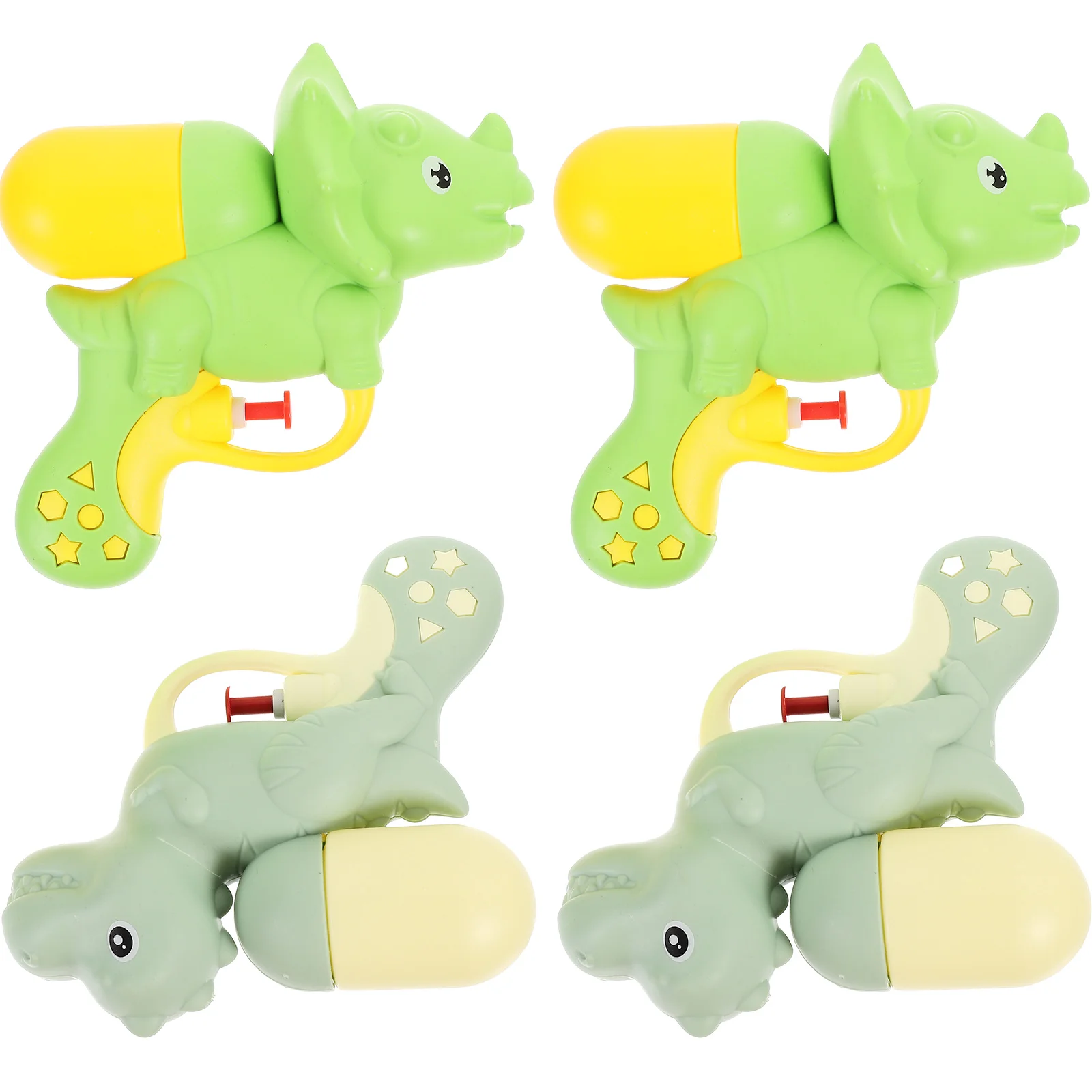 

4 pcs Water Shooting Water Kids Summer Beach Pool Fun Toys Spraying Activities Outdoor Games