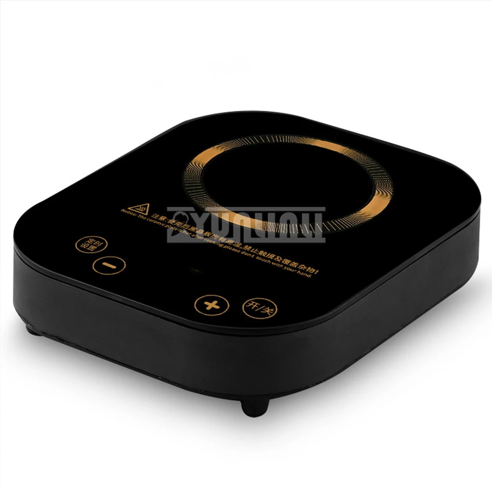 Mini fogão inteligente fogão de chá doméstico aquecedores cerâmicos elétricos controle toque fogão indução à prova dwaterproof água