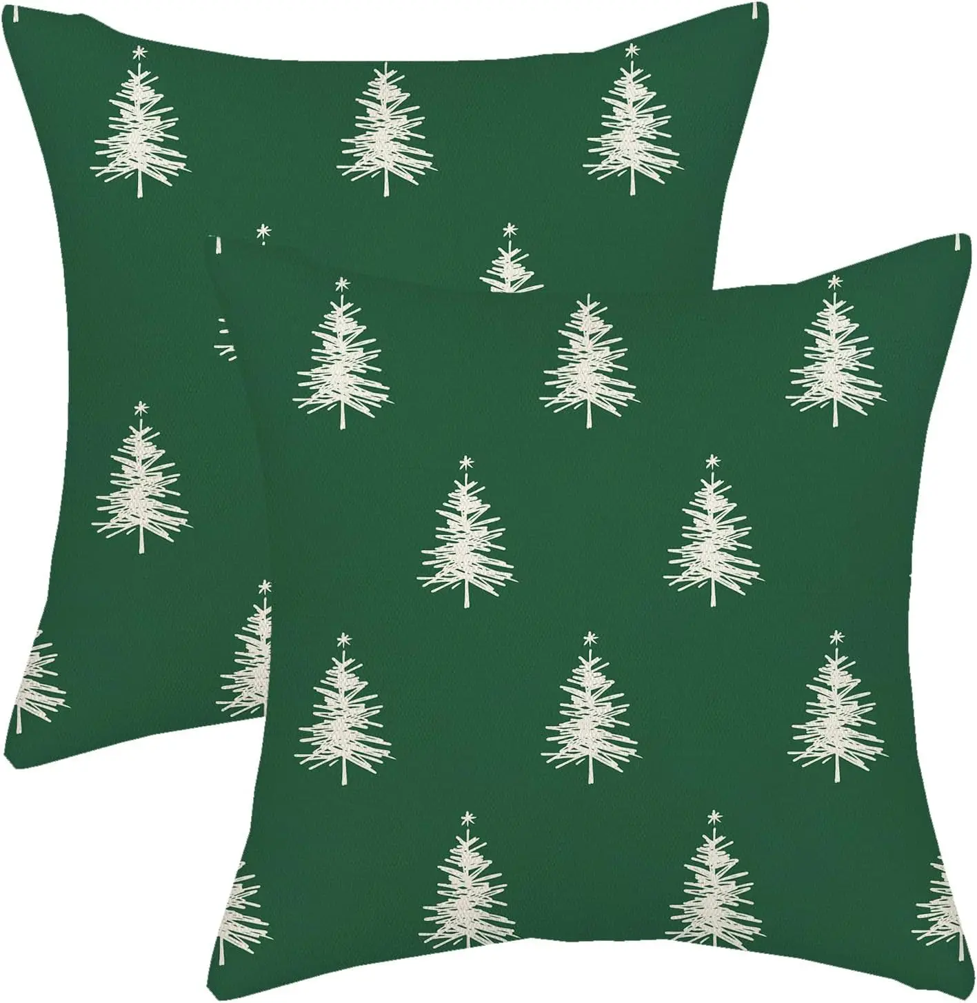 

Christmas Pillow Covers 20X20 Christmas Tree Sage Green White Decor Throw Pillows Case For Couch Winter Xmas Indoor Outdoor