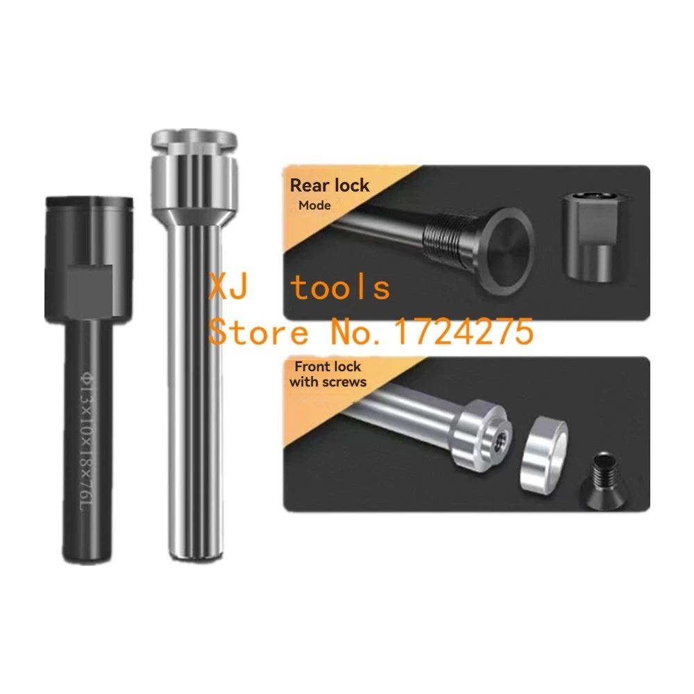 NEW Saw Milling Cutter Saw Blade Holder Slotting Machining Metal Cutting Tool Front Rear Lock 10mm 12.7mm 13mm 16mm 22mm 25.4mm