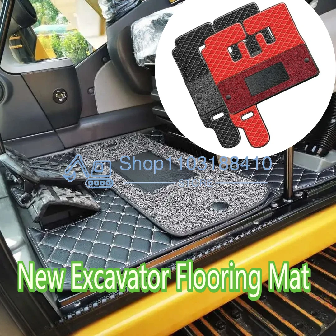 Excavator Accessories for E312D 313 315 318 320 323 324 325 Brand New Cab Rubber Excavator Flooring Mat