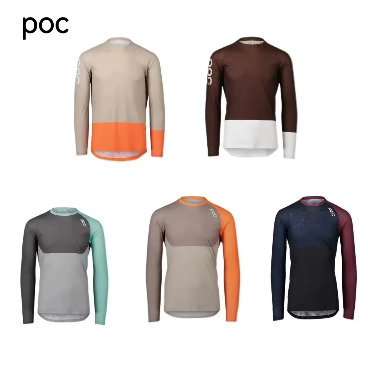 

poc Essential mtb pure long-sleeve outdoor ice silk long-sleeved cycling clothing