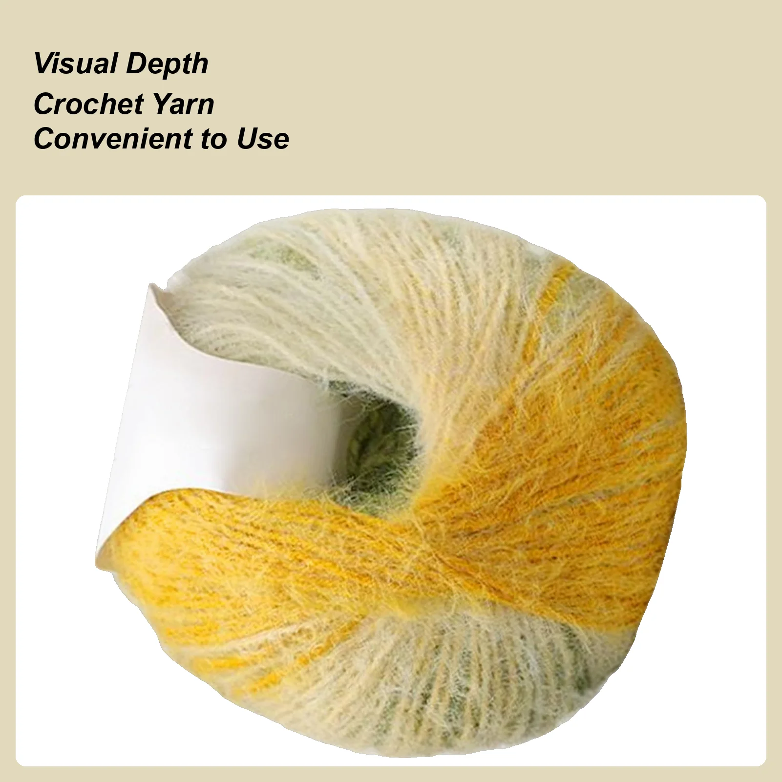 

Yarn For Crochet Wool Acrylic Blend Gradient Crafts Cord 2 X 100g Long Pile Beginner Crochet Yarn For Hobbyists Quilting