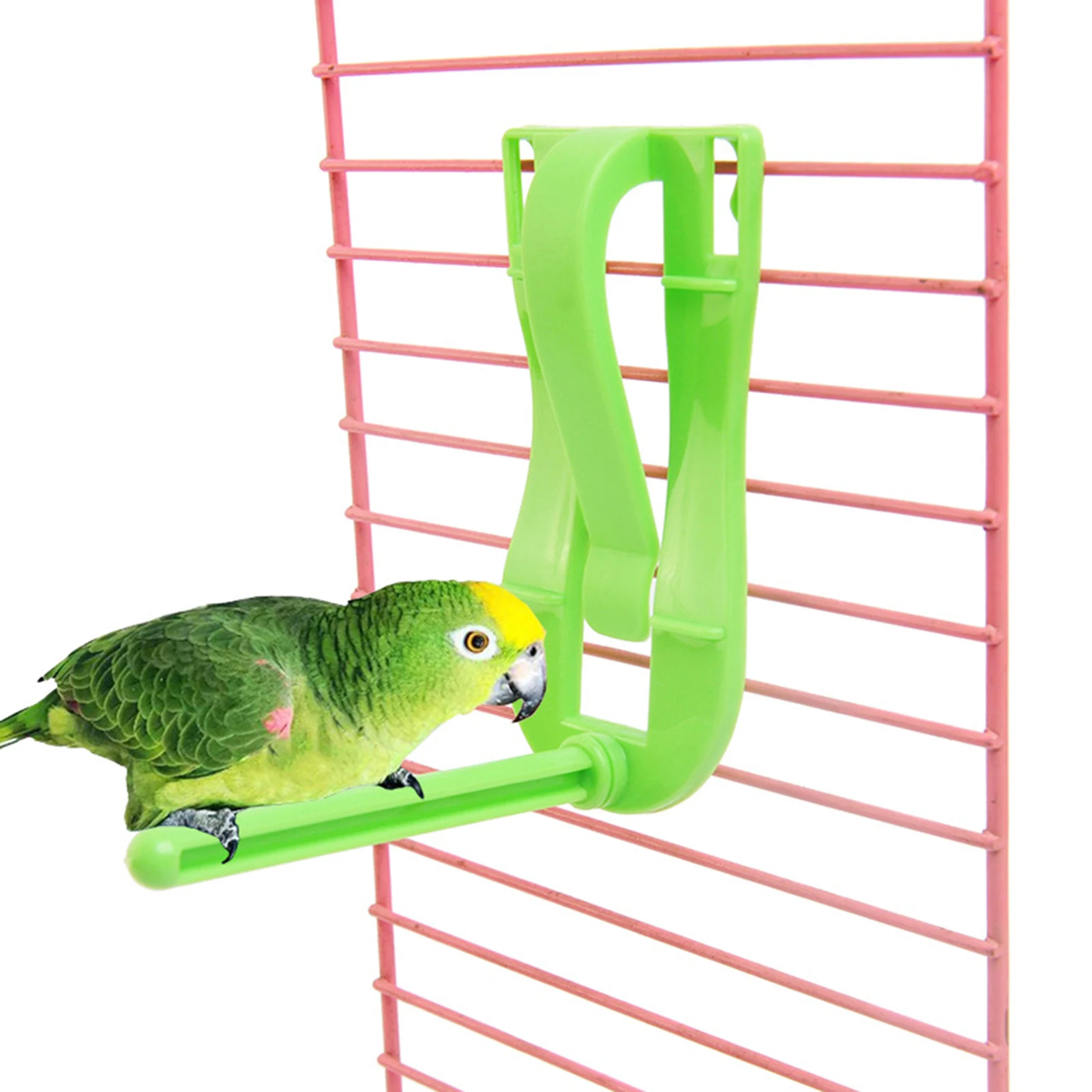 鳥用野菜クリップホルダー 簡単取り付け 噛むおもちゃ オウム - Bird Cage Parrot のレビューと価格