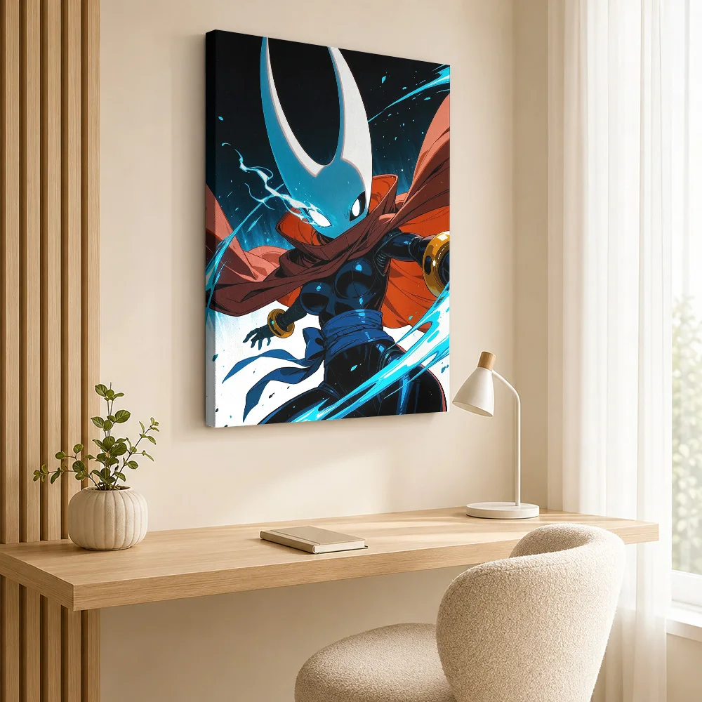 Hornet from Hollow Knight Canvas Print Poster Customized Gaming Anime Wall Paintings Decoration for Teen Bedroom Ready to Hang