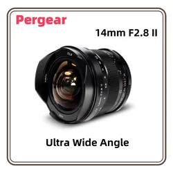 Pergear 14mm F2.8 II Ultra Wide Angle Manual Lens Full-Frame L Mount E-Mount Nikon Z-Mount Canon RF-Mount Mirrorless Camera