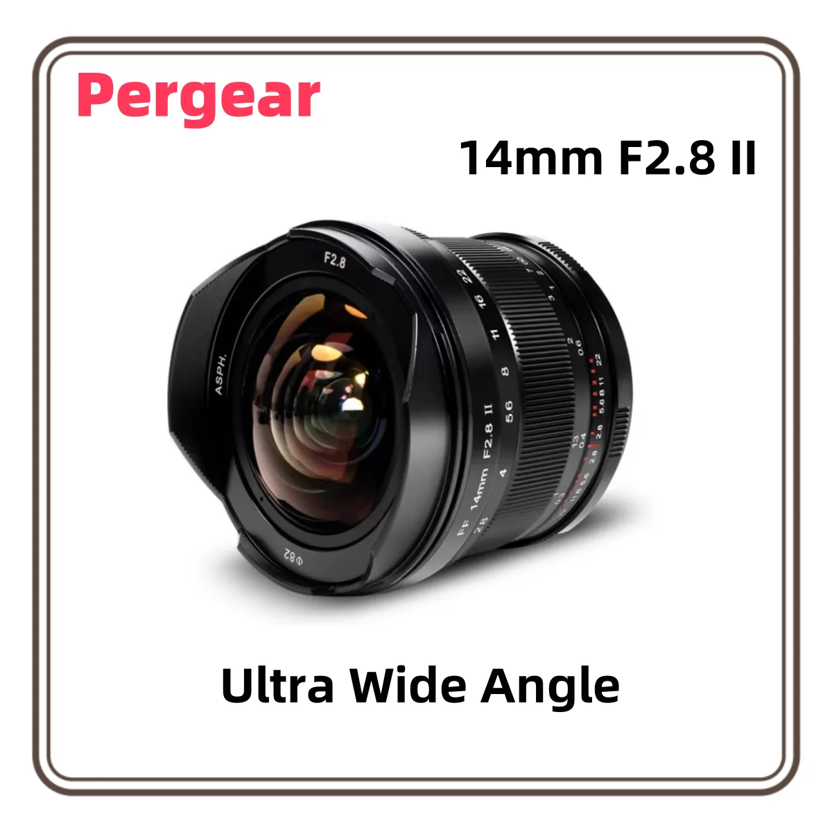 Pergear 14mm F2.8 II Ultra Wide Angle Manual Lens Full-Frame L Mount Sony E-Mount Nikon Z-Mount Canon RF-Mount Mirrorless Camera