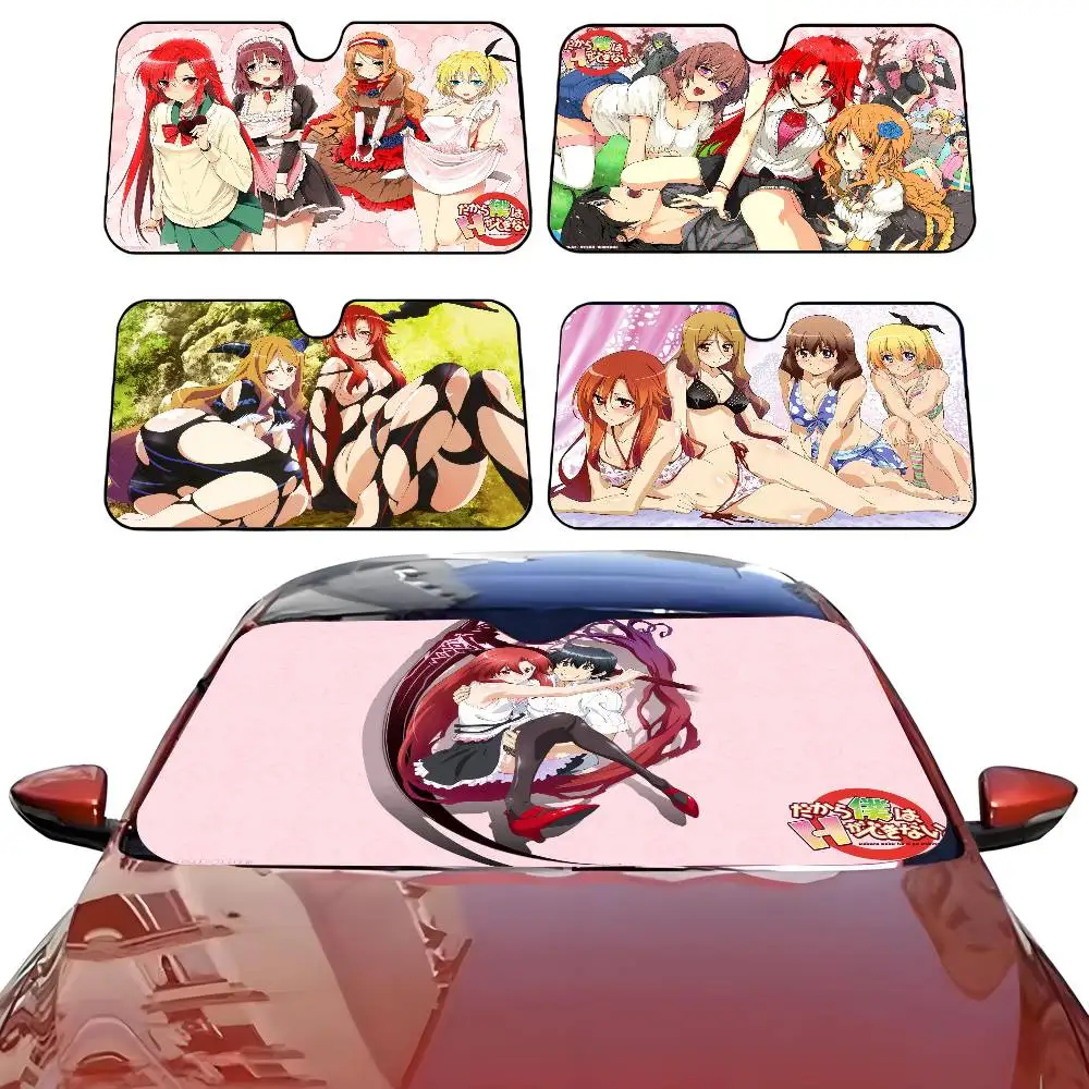 

ANIME Dakara Boku wa, H ga Dekinai Car SunShade Parasol Car Windshield Sun Shade UV Protection and Interior Cooler