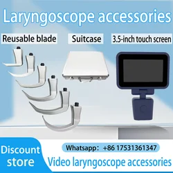 Video Laryngoscope Stainless Steel Blades, 3 sizes guide wire,and Screen， the blade is only suitable for screen