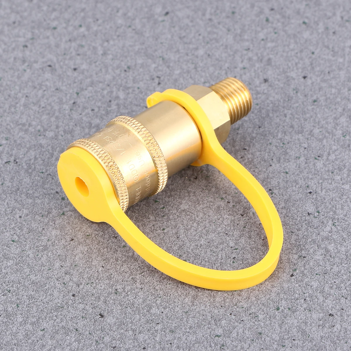 

Propane Quick Connector 1 4 Inch Shutoff Golden Ball Regulator Durable For Grill Heater Smoker Camping Stove Lantern Turkey