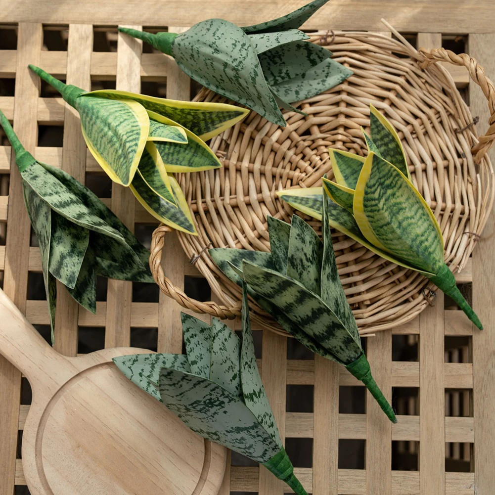 Artificial PVC Snake Plant Rea - Home Of The Year Bathroom 评论和价格