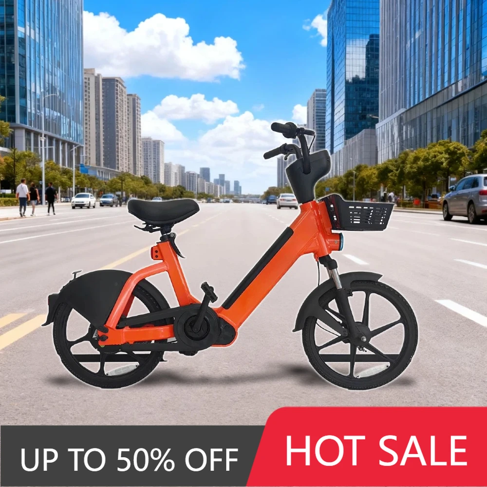 QQW Energy-efficient pedal-assisted electric bicycles with extended range for cost-effective sharing