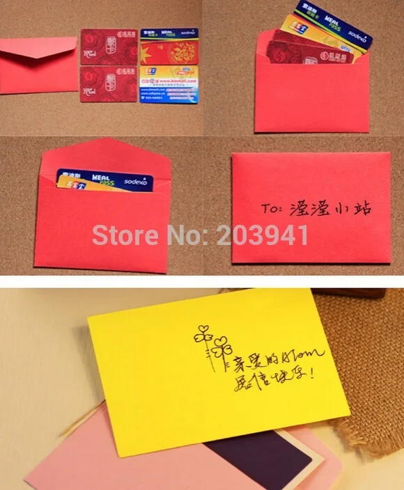 20pcs/lot  Candy color mini envelopes DIY Multifunction Craft Paper Envelope For Letter Paper Postcards School Material