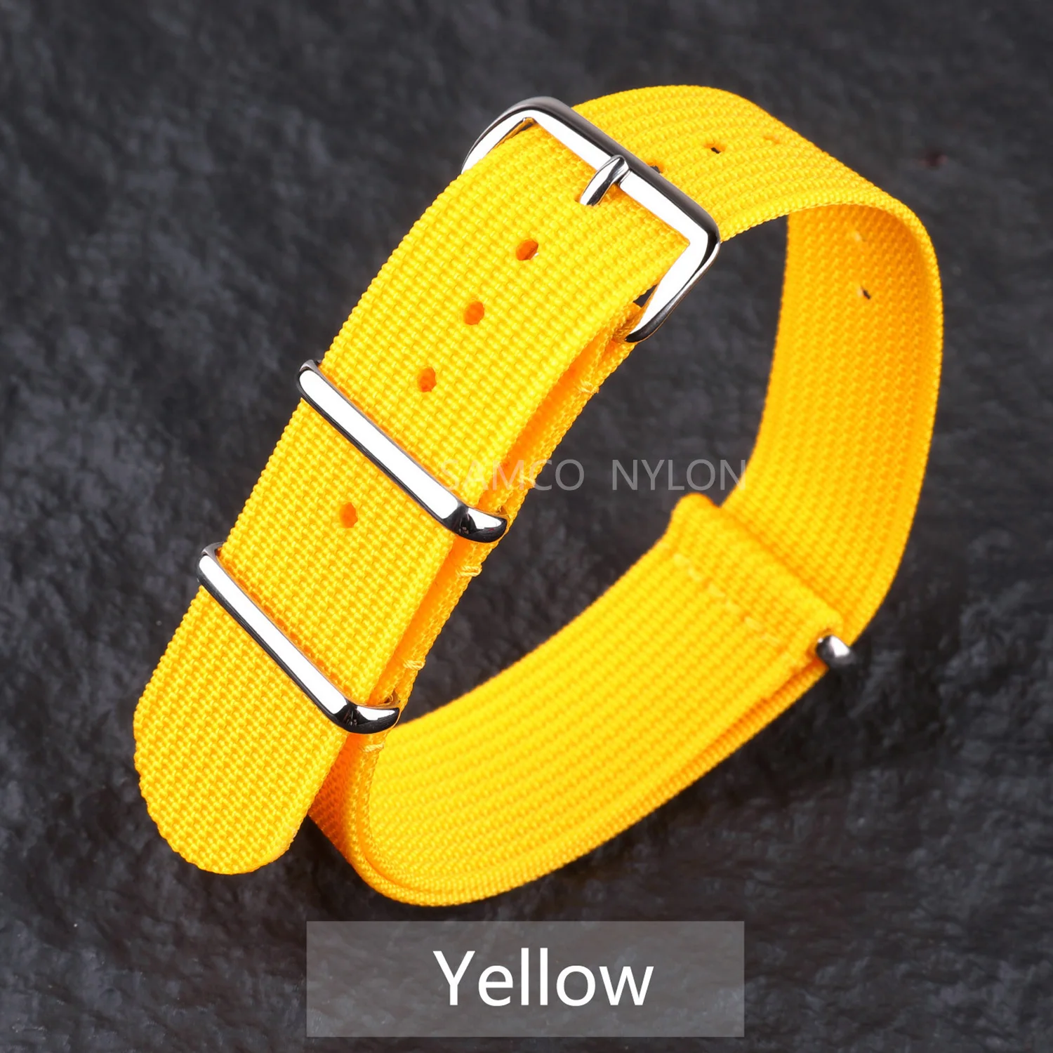 Geripptes Nylon-Uhrenarmband, 18 mm, 20 mm, 22 mm, bequeme Uhrenarmbänder, Schlaufe, militärisch, waschbar, für Herren-Uhrenarmbänder – Detail 25