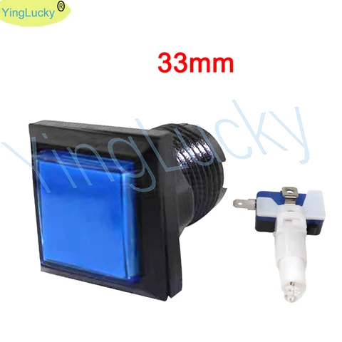 Аркадные кнопки YingLucky с LED подсветкой 12В