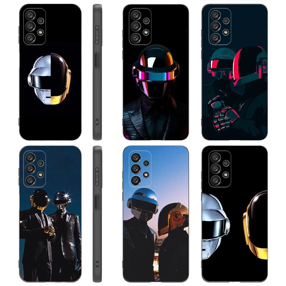 Rock Band D-DaftS PunkS Phone Case For Samsung Galaxy A91,A80,A73,A72 ,A71,A53A52,A32 ,A31A22,A21s,A20,Black Cover