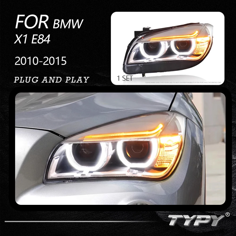 

TYPY Car Headlights For BMW X1 E84 2010-2015 LED Car Lamps Daytime Running Lights Dynamic Turn Signals Car Accessories