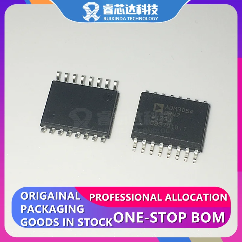 ADM3054BRWZ SOP16 1/1 Transceiver, Isolated CANbus ADM3054BRWZ-RL7 16-SOIC