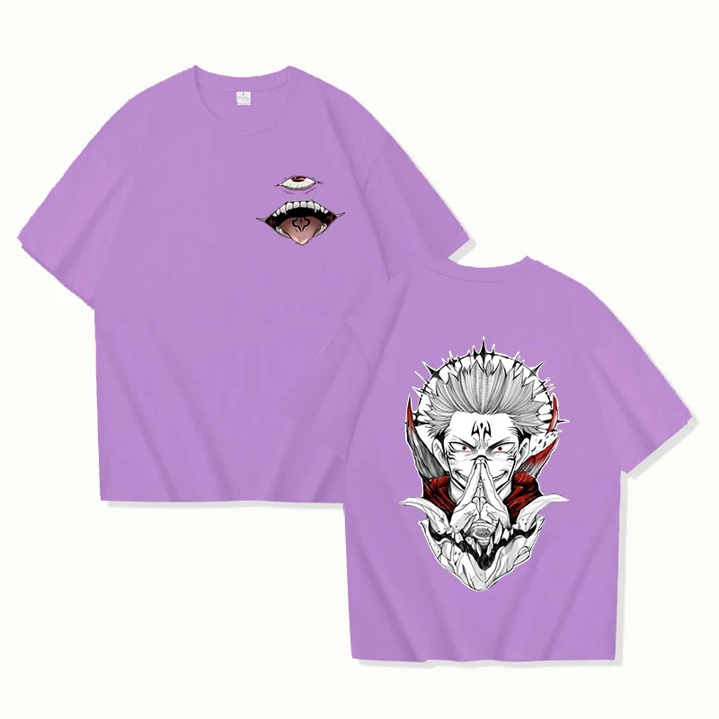 New Fashion Ryomen Sukuna Print T Shirt Anime Hip Hop Short Sleeve Men Women Summer Cool Casual Outdoor T Shirts Tops image 5
