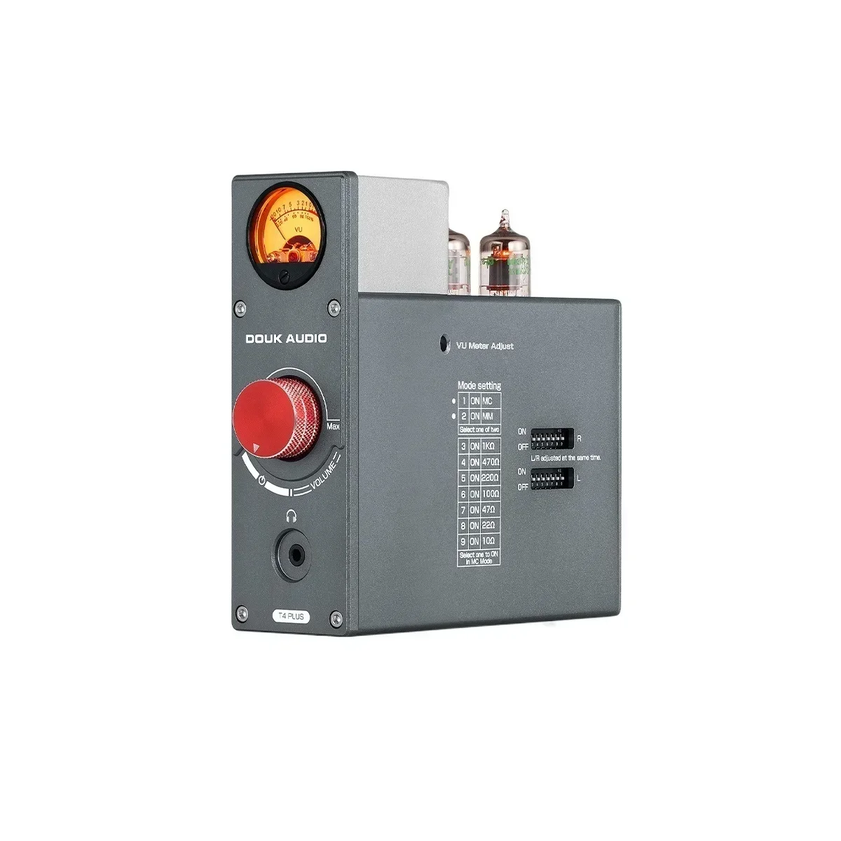 

Top! 5654 Valve Tube Phono Stage Preamp Stereo Audio Preamp for TV/MP3/Phone Headphone Amp w/VU Meter