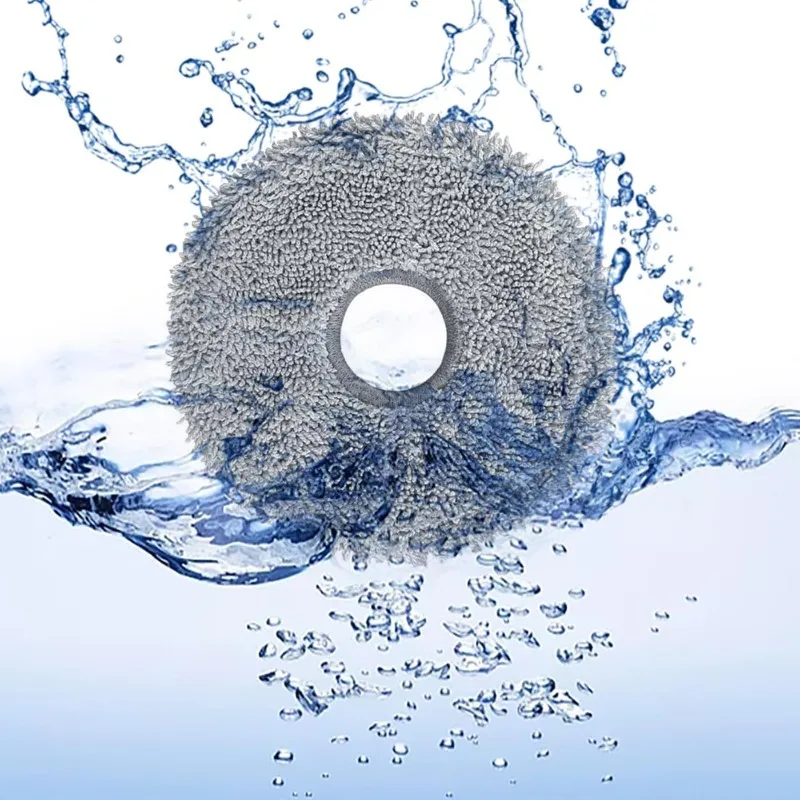 8Pcs Mop Pads for Dreame L10s L10 L20 Pro Ultra Heat L40 L40s  X50 X40 Xiaomi X10+ X20+ Vacuum Robot Wet Replacement Mop Cloths view 4