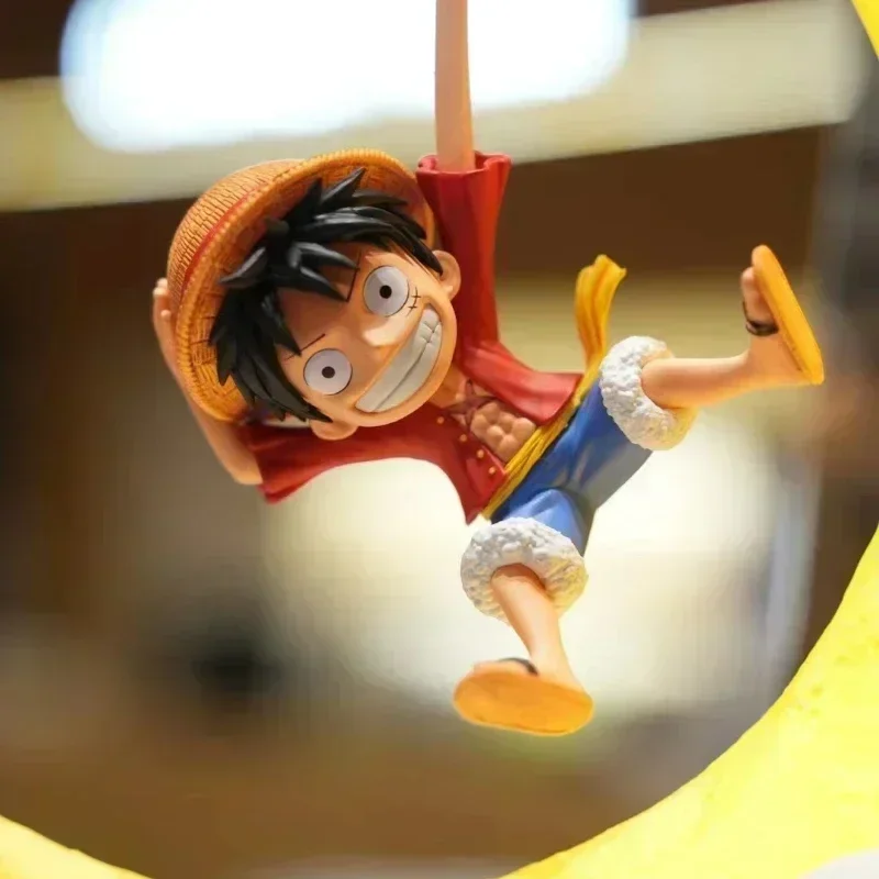 

Original Genuine Banpresto One Piece 20cm Luffy With Lamp Action Figure Cute Collectible Model Doll Toys Gifts Wholesale