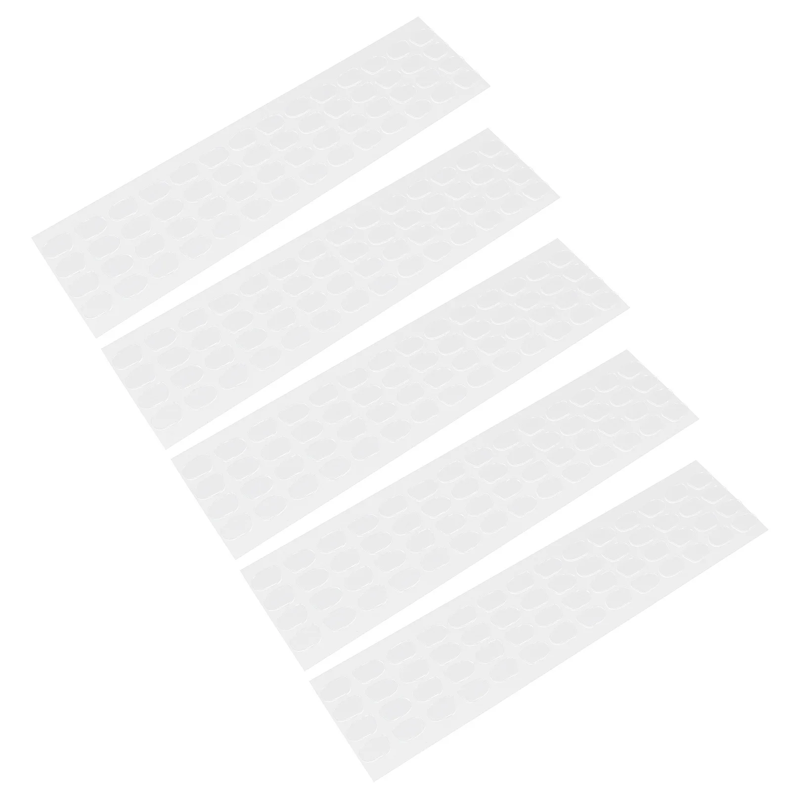 

5 Sheets Double Sided Adhesive Stickers Transparent Tape Strong Sticky No Trace Fixing Sticker for Home Office Car Wall Picture