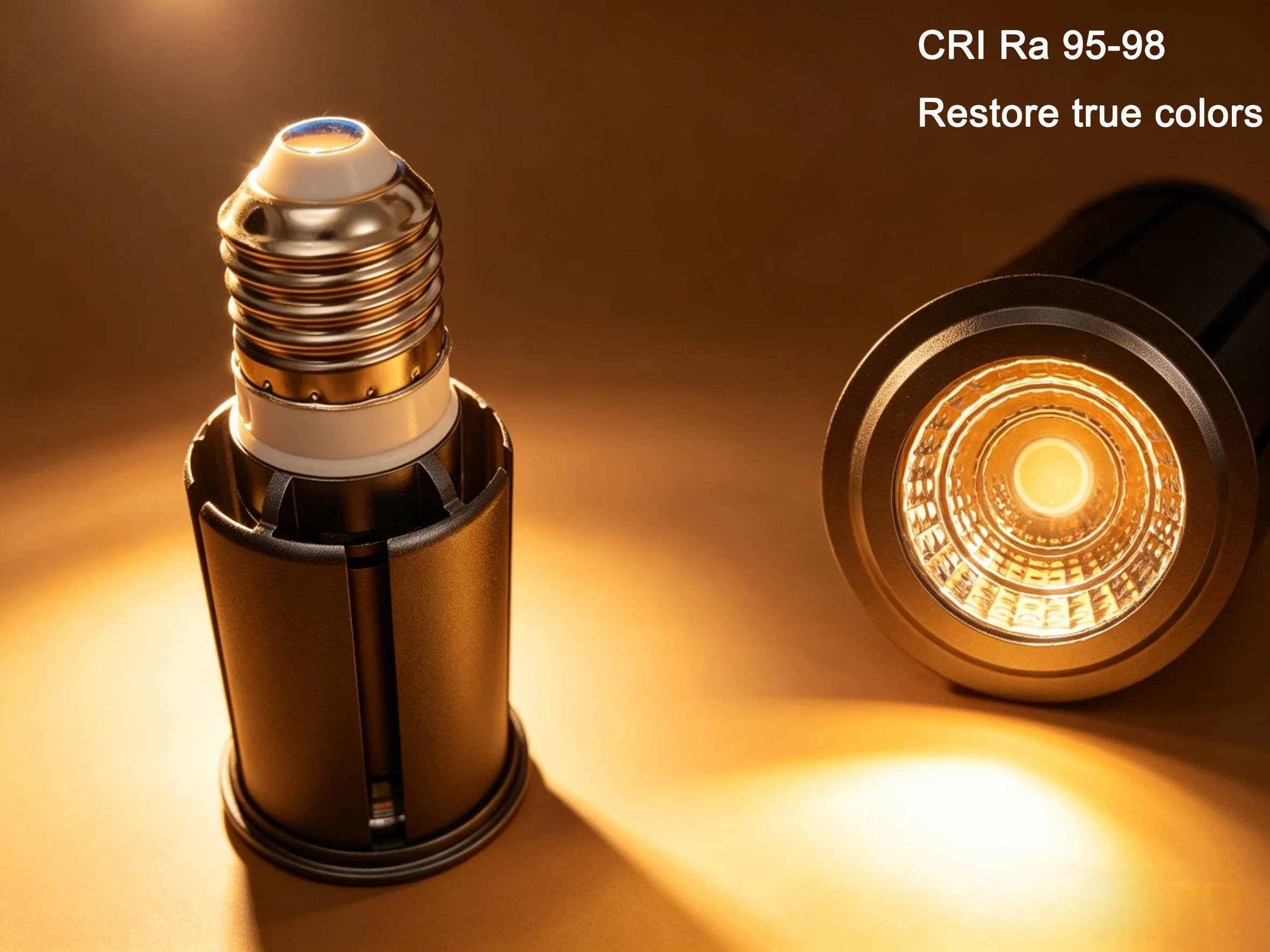 DIY LED U-Home Hoher CRI Ra 95+ Nicht Dimmbar 9W 15W 1200lm-1500lm COB LED-Strahler LED-Glühbirnen LED-Lampe für Küche – Detail 4