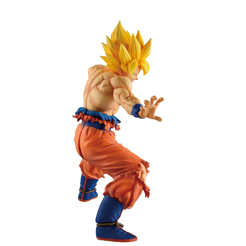 Em estoque bandai dragon ball vs omnibus z ichiban kuji e super sayans son goku figura anime modelo de ação brinquedos colecionáveis presente
