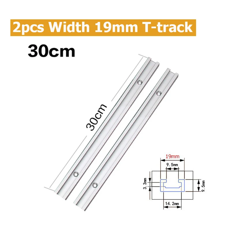 Holzbearbeitung DIY Werkzeug Aluminiumlegierung Gehrungsschiene Holzbearbeitung T-Schiene T-Nut für Tischkreissäge Router Tisch – Detail 11