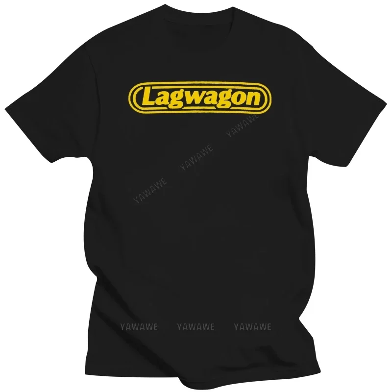 

Футболка для мужчин, летняя футболка Create A Shirt Online, короткая летняя мужская футболка с круглым вырезом, популярная черная футболка Lagwagon Rock Band