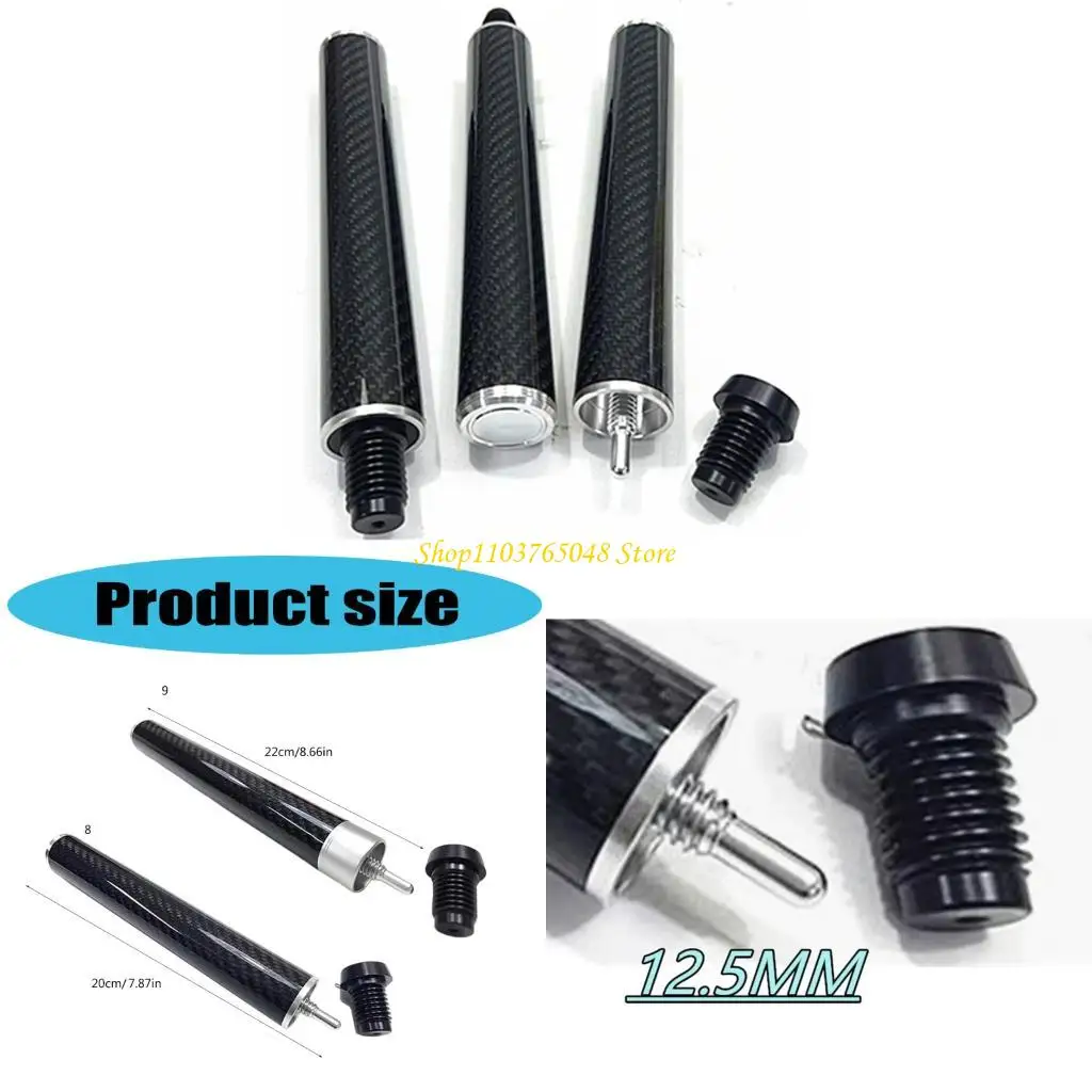 

Удлинительные валы для кия из углеродного волокна, профессиональные насадки для бильярдного кия, подходящие для начинающих тренировок в снукере