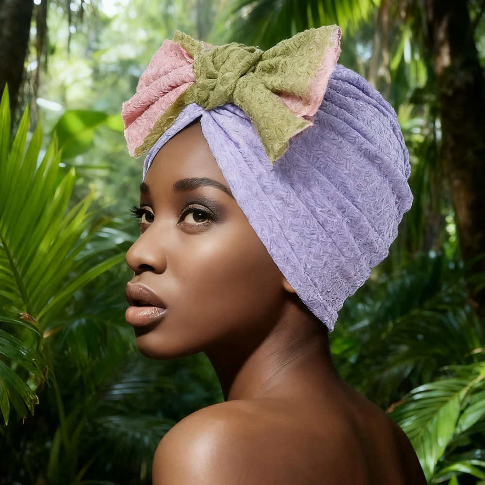 

Soft Turban Indian Hat Patchwork Bonnet Women Cancer Chemo Cap Muslim Hijab Beanies Hair Loss Headscarf Handband Turbante Mujer