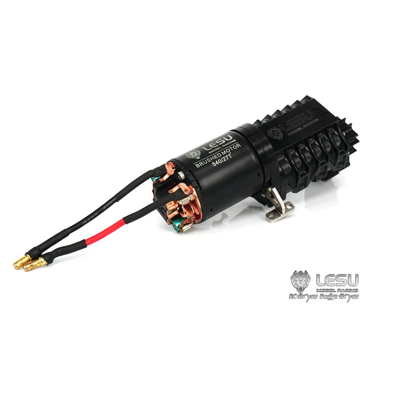 Metal LESU 3Speed Gearbox Transmission Box Brush Motor for 1/14 Tamiyay RC Tractor Truck Remote Control Toy Model Th05104-Smt3